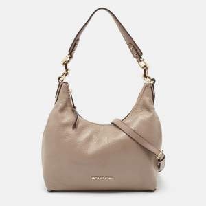 Michael Kors Grey Leather Isabelle Hobo