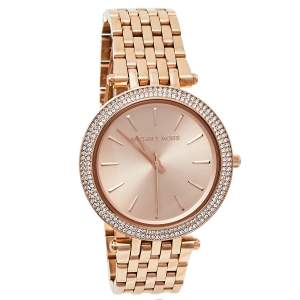 Michael Kors Rose Gold Tone Stainless Steel Darci MK3192 Women's Wristwatch 39 mm
