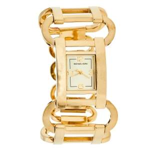 Michael Kors Gold Tone Stainless Steel MK3065 Women's Wristwatch 27 mm