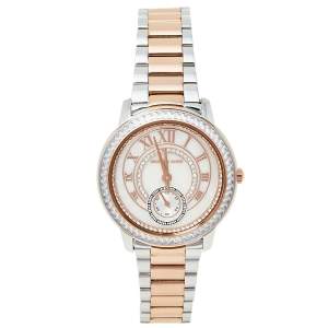 مملوكة مسبقًا Michael Kors Mother of Pearl Two-Tone Stainless Steel Madelyn MK6288 Women's Wristwatch 40 mm