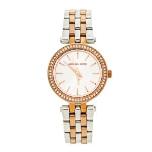 مملوكة مسبقًا ساعة يد نسائية مايكل كورس بيتيت دارسي MK3298 ستانلس ستيل لونين فضية 26 مم