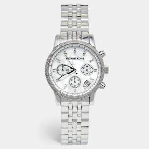 Michael Kors Mother of Pearl Stainless Steel Ritz MK5020 Women's Wristwatch 38 mm