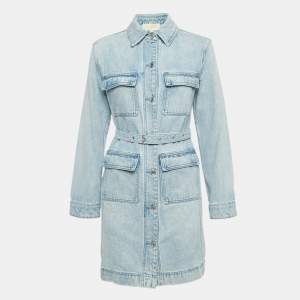 MICHAEL Michael Kors Blue Denim Mini Dress S