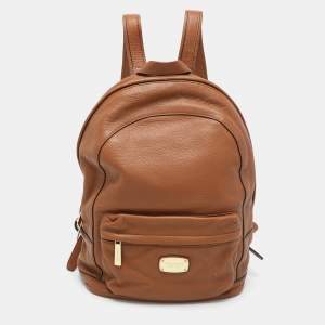 MICHAEL Michael Kors Brown Leather Backpack