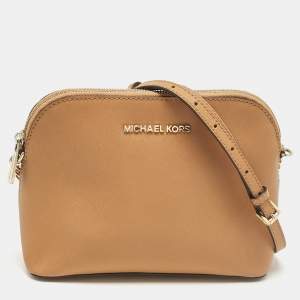 MICHAEL Michael Kors Tan Leather Cindy Crossbody Bag