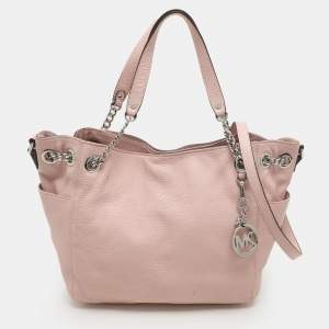 MICHAEL Michael Kors Pink Leather Jet Set Chain Satchel
