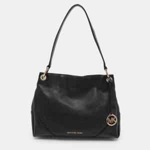 MICHAEL Michael Kors Black Leather Nicole Hobo