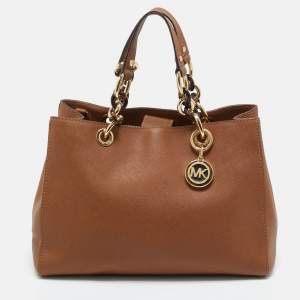 MICHAEL Michael Kors Brown Leather Medium Cynthia Tote