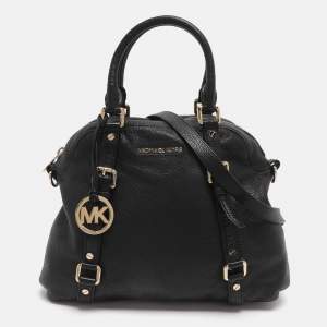 Pre Owned MICHAEL Michael Kors Bedford Black Leather Satchel