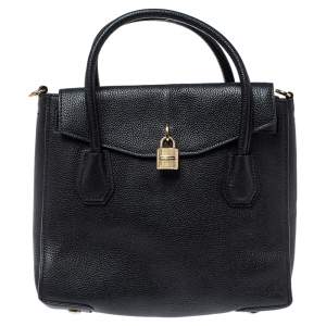 MICHAEL Michael Kors Black Leather Large Mercer All In One Tote
