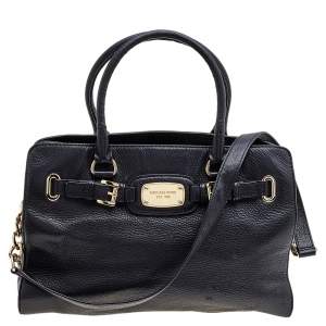 MICHAEL Michael Kors Black Leather Shoulder Bag