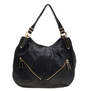 MICHAEL Michael Kors Black Leather Hobo