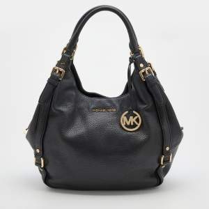 MICHAEL Michael Kors Black Leather Bedford Hobo