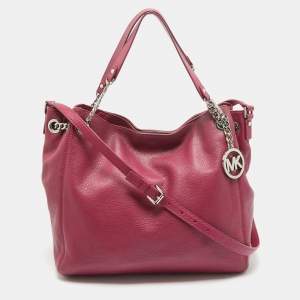 MICHAEL Michael Kors Magenta Leather Chain Shoulder Bag