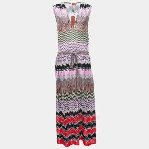 Missoni Mare Multicolor Chevron Knit Cover-Up Dress L