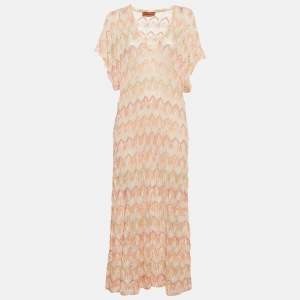 Missoni Mare Multicolor Patterned Knit Long Dress M