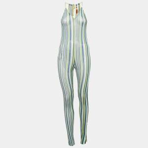 Missoni Mare Multicolor Striped Lurex Knit  Jumpsuit S