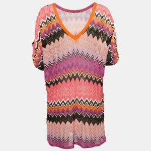 Missoni Mare Multicolor Patterned Knit Cover-up M