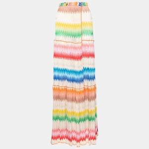 Missoni Mare Multicolour Patterned Knit Wrap Skirt L