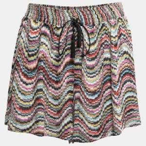 Missoni Mare Multicolor Patterned Knit Beach Shorts M