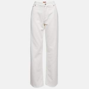 Missoni White Denim Wide-Leg Jeans M Waist 29"
