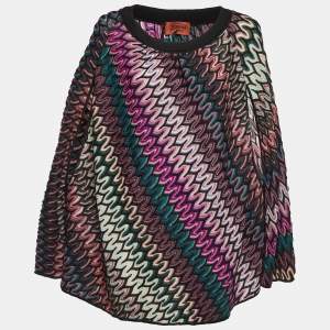Missoni Multicolor Patterned Knit Top S