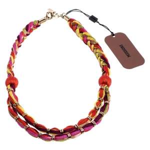 Missoni Multicolor Double Rope Braided Necklace