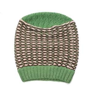 Missoni Green Patterned Wool Beanie