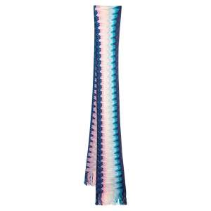 Missoni Multicolor Lurex Knit Fringed Scarf