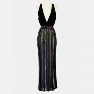 Missoni Multicolor Sleeveless Maxi Dress IT 40