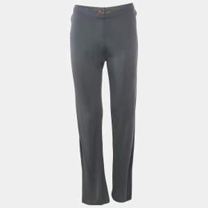 Missoni Grey Jersey Wide Leg Trousers M