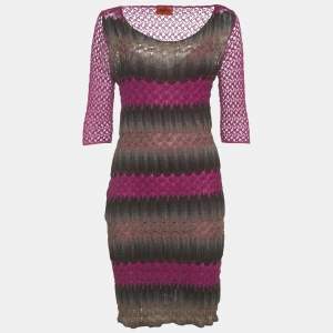 Missoni Multicolor Knit Midi Dress 