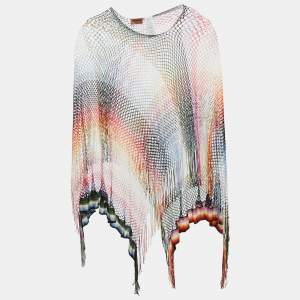 Pre Owned Missoni Multicolor Crochet Long Beach Coverall One size 