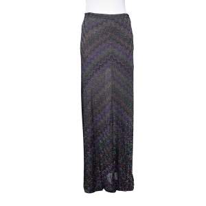 Pre Owned  Missoni Multicolored Knit Maxi Skirt M