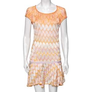 فستان ميزوني تريكو نمط متعدد الألوان مقاس صغير - سمول