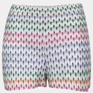 Missoni Multicolor Patterned Knit Shorts M