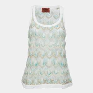 Missoni Multicolor Knit Sleeveless Tank Top L