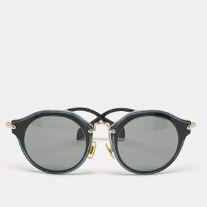 Miu Miu Bicolor/Grey SMU51S Round Sunglasses