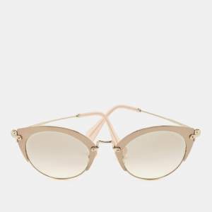 Miu Miu Gold/Brown Gradient  SMU53R Cat Eye Sunglasses
