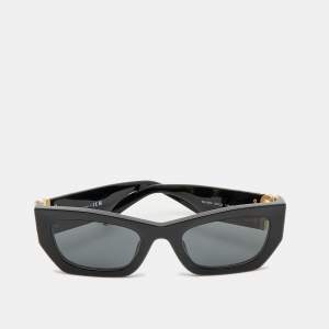 Miu Miu Black SMU09W Rectangular Sunglasses
