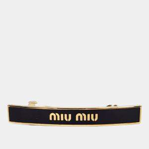 Pre Owned Miu Miu Gold Hairpin