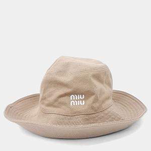 Pre Owned Miu Miu Beige Hat