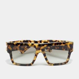مملوكة مسبقًا Miu Miu Tortoise Brown Gradient SMU 10W Frame Square Sunglasses