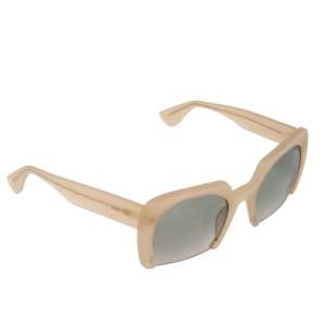 Miu Miu Sand /Green Gradient SMU06Q Rasoir Square Sunglasses