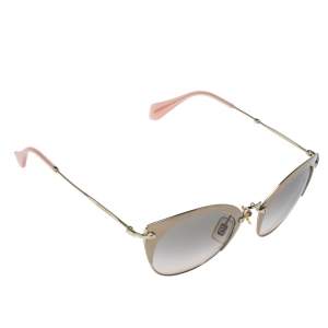 Miu Miu Pale Gold/ Bicolor Gradient SMU 53R Phantos Cat Eye Sunglasses