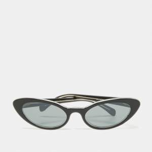 Miu Miu Black/Grey SMU09U Cat-Eye Sunglasses