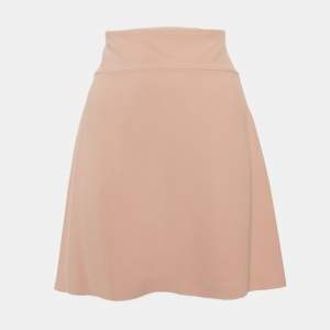 Miu Miu Pink Crepe Mini Skirt S