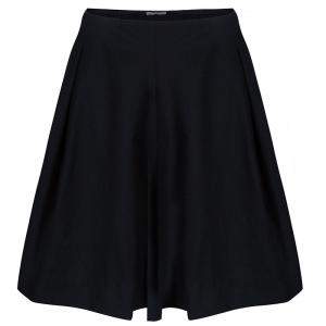 Miu Miu Black Pleated Wool Mini Skirt S