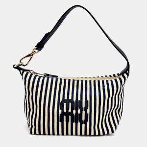 Miu Miu Spirit Fabric Mini Hobo Bag