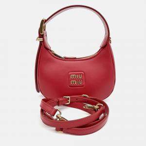 Miu Miu Logo Hobo Bag